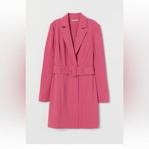 H&M pink jacket and blazer dress large